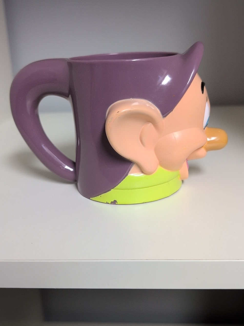Disney Dopey Dwarf Face Plastic Collectible Mug, Y2K, Excellent Condition - Picture 3 of 5